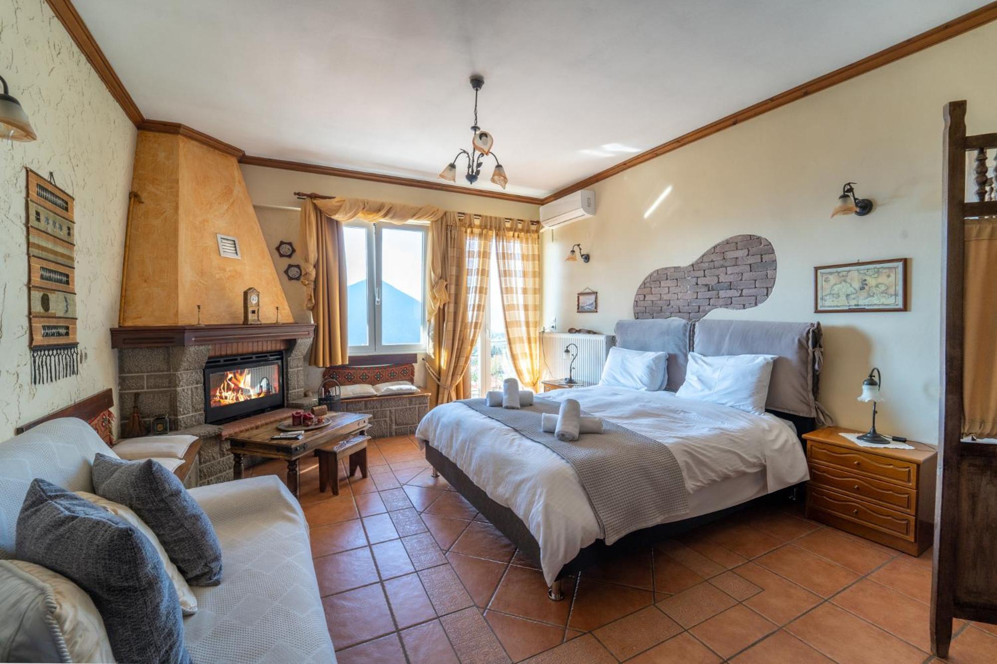 Semeli Guesthouse Karpenísion エクステリア 写真