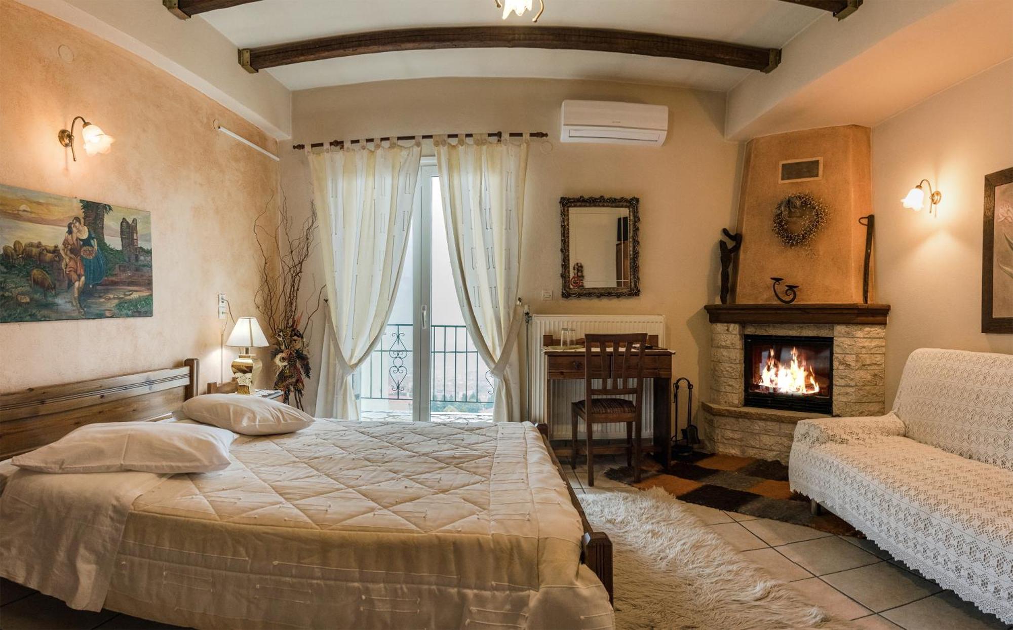Semeli Guesthouse Karpenísion エクステリア 写真